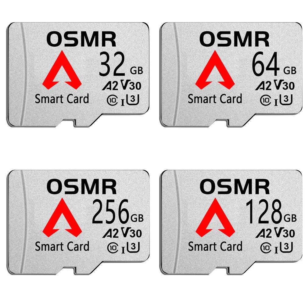 OMSR  SD ī, 64G Class10 A2,   MP3 MP4 ޴ ޸ ī, 32GB U3 TF ī, 128GB U3